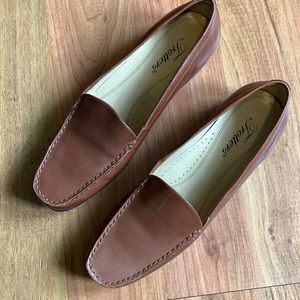 Trotters slip ons.